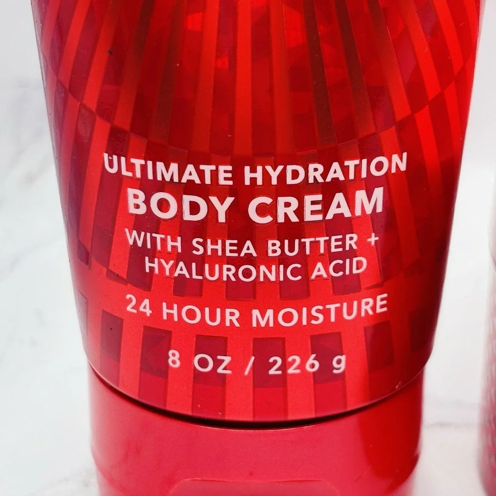 2 Bath and Body Works YOU'RE THE ONE Glowtion Body Butter & Body Cream 8 oz. Set